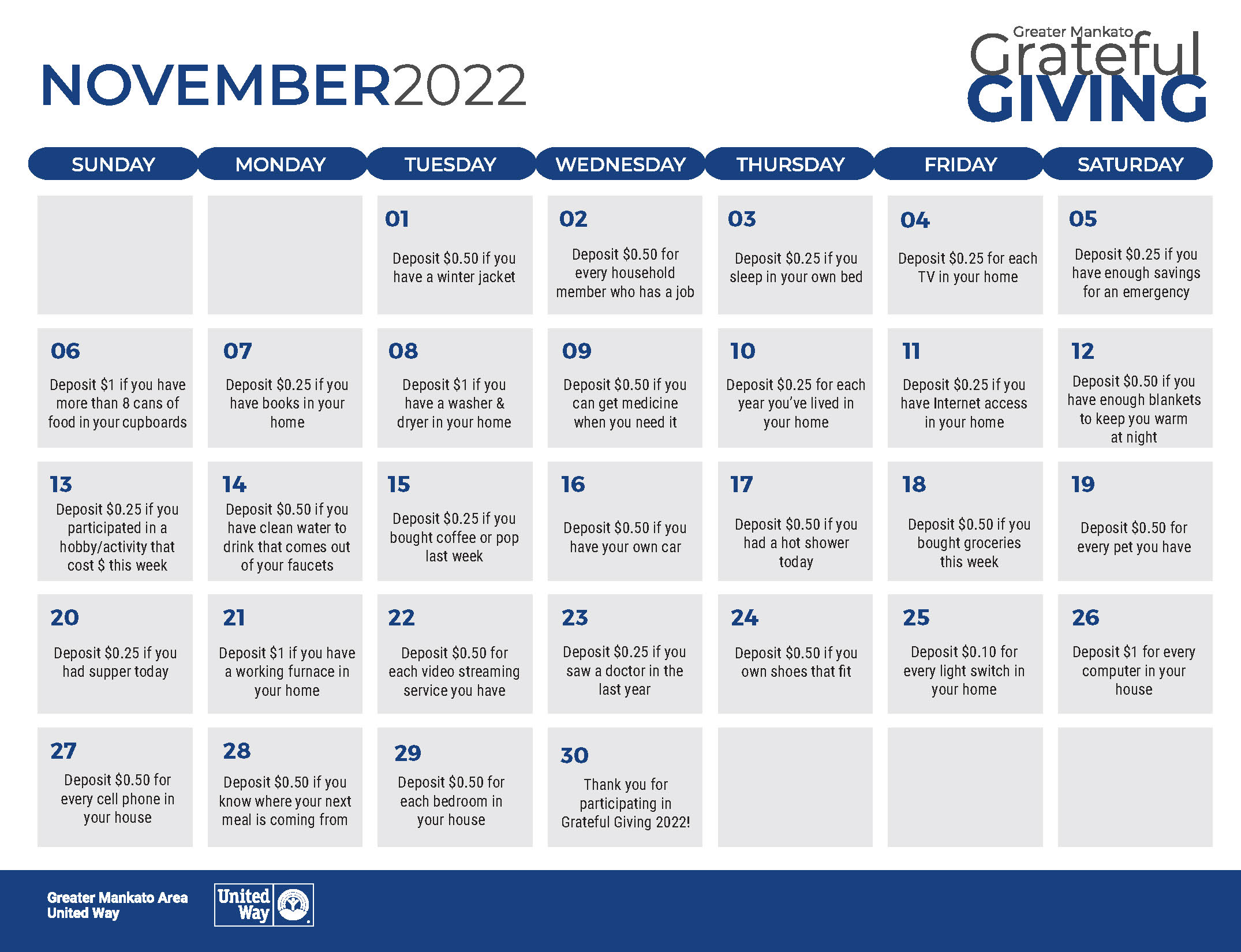 2022 Calendar