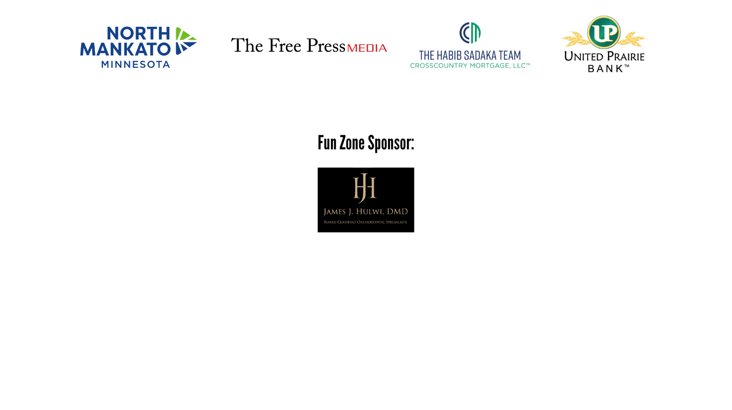List of Sponsors for the Men's Event
