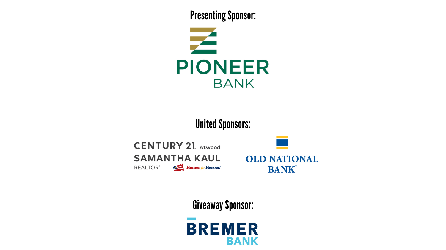 List of Sponsors for Women With Heart