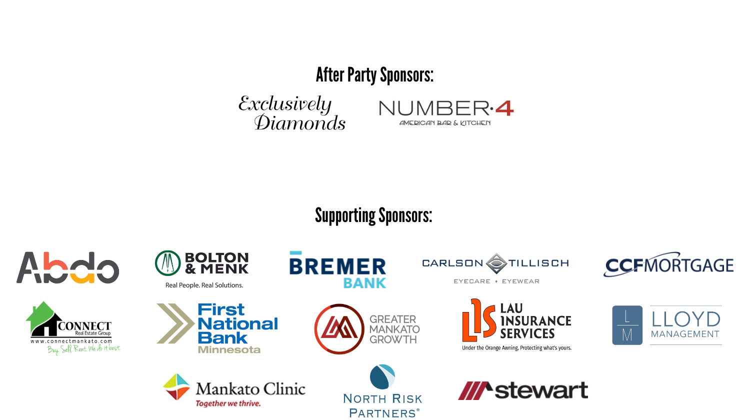 List of Sponsors for Women With Heart