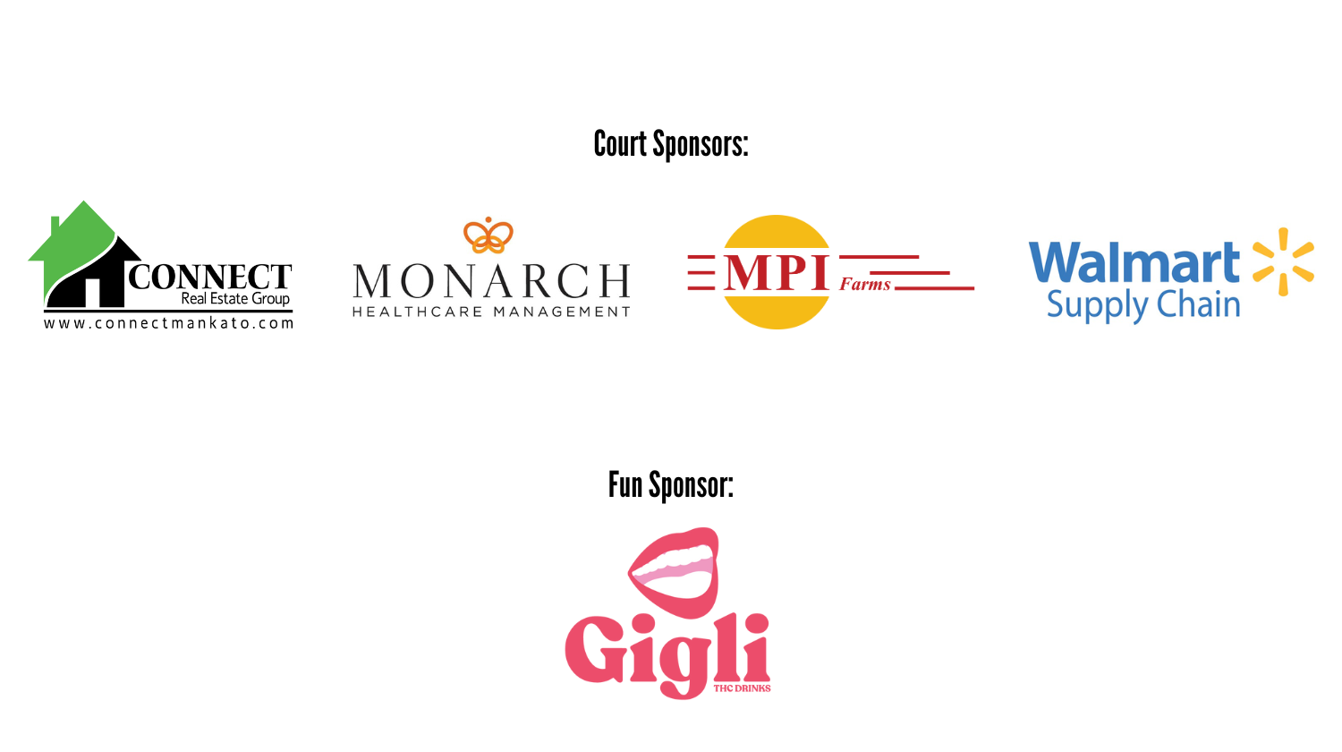 List of sponsors for Human Foosball
