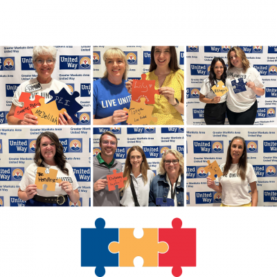 Photos of Donors with Puzzle Pieces