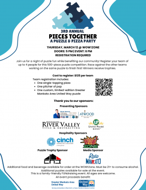 Flyer for Puzzle Event