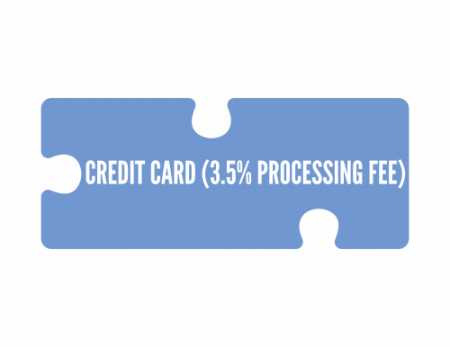 Credit Card (3.5% processing fee)
