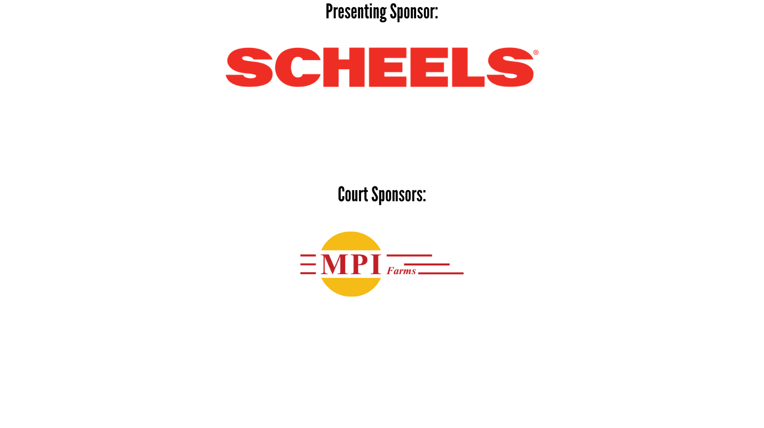 List of sponsors for Human Foosball