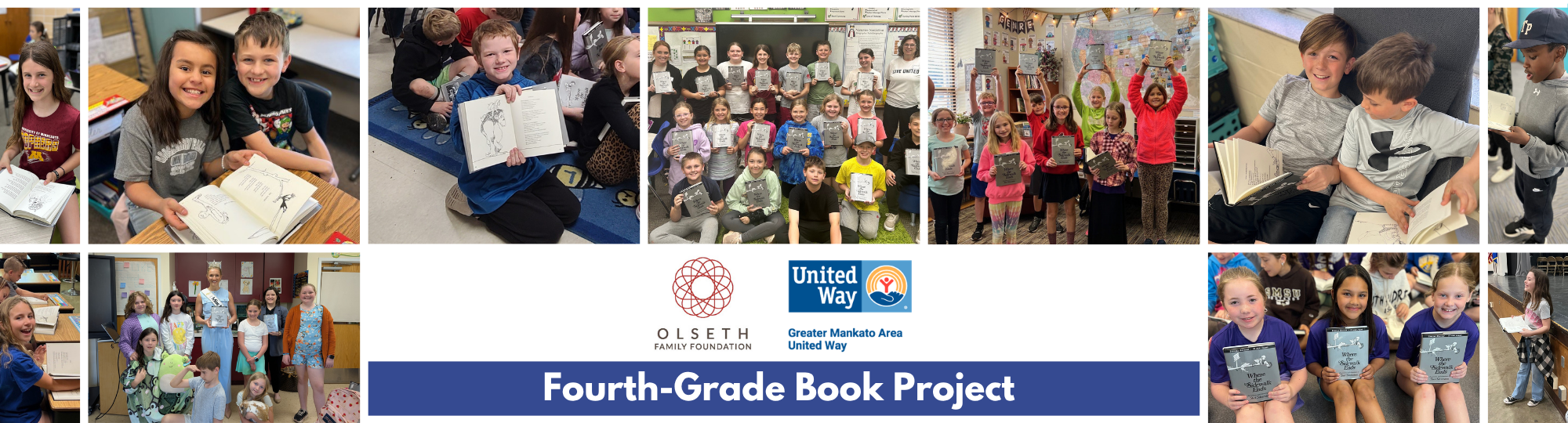 Olseth Fourth Grade Book Project Collage