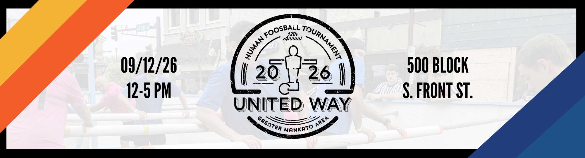 2026 Human Foosball Tournament