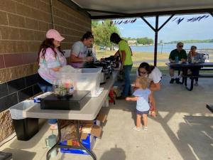 Madison Lake kickoff photo