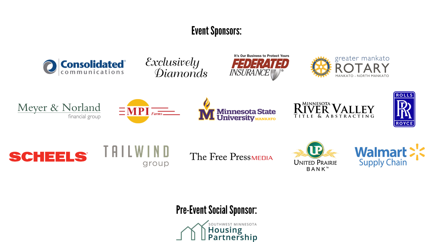 List of Sponsors for Women With Heart