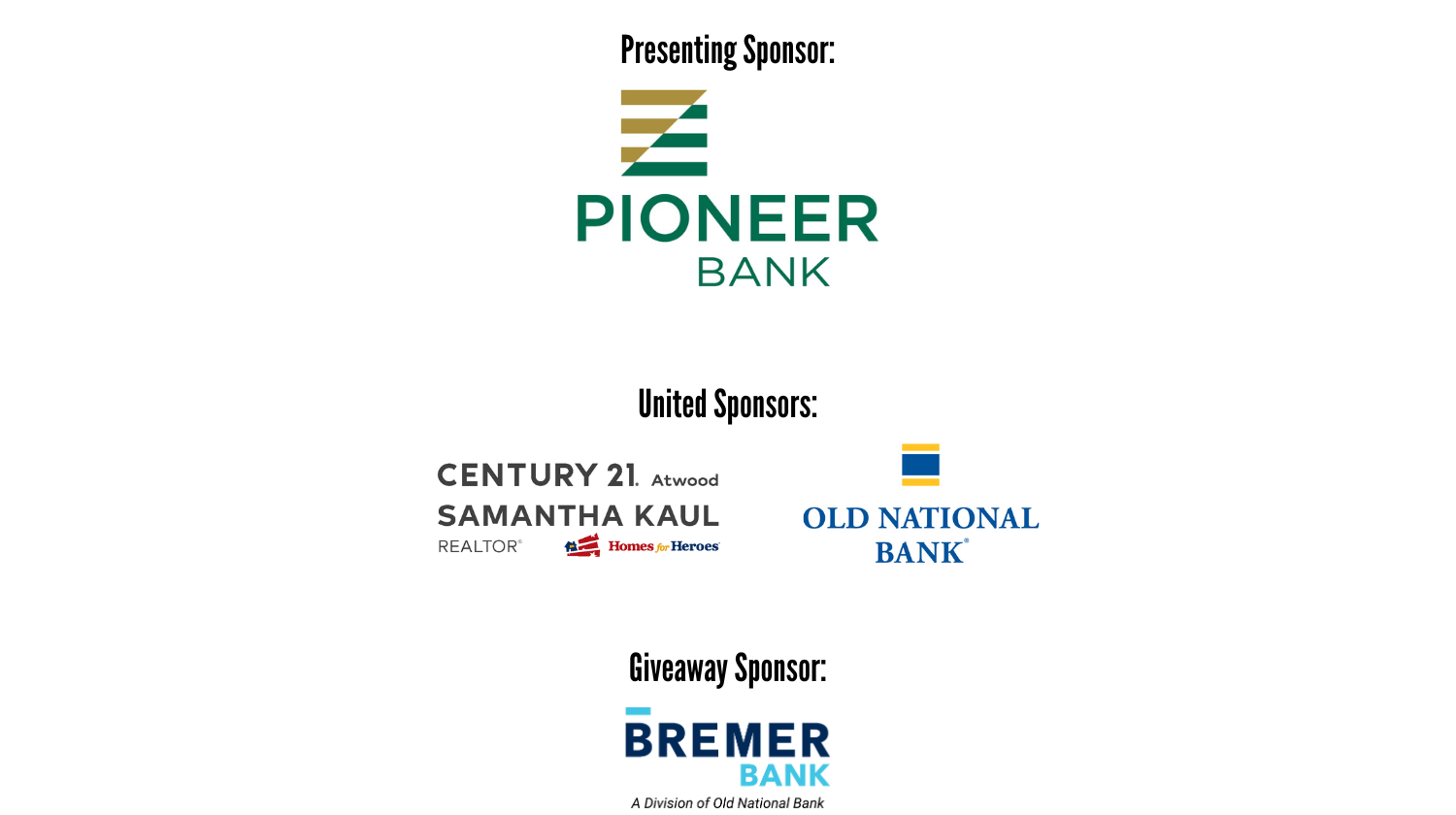 List of Sponsors for Women With Heart